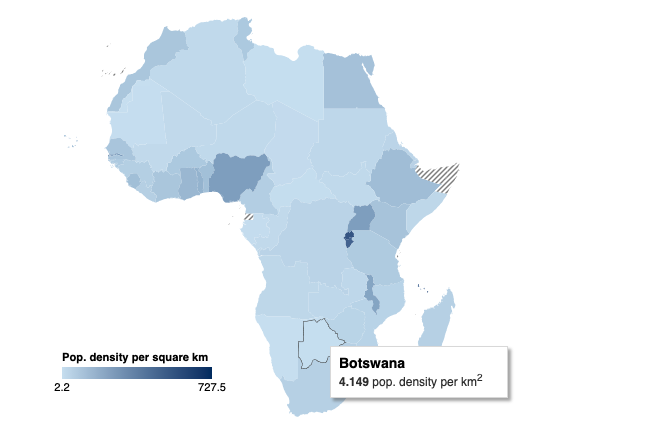 Choropleth map